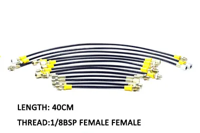 Шланг высокого давления для PCP Пейнтбол Дайвинг наполнение воздуха части связанные различные длины и варианты резьбы - Цвет: 40CM BSP F-F