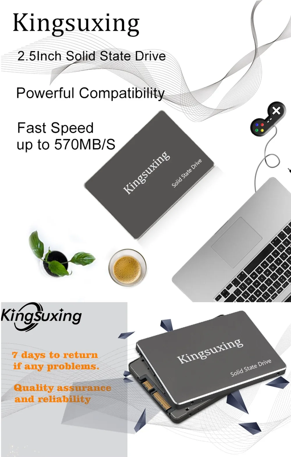 Kingsuxing SSD жесткий диск 2,5 SATA3 60 ГБ 120 ГБ 240 ГБ SSD карты памяти для компьютера внутренний IDE SDD