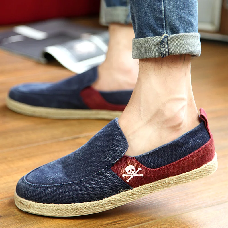 canvas without laces shoes