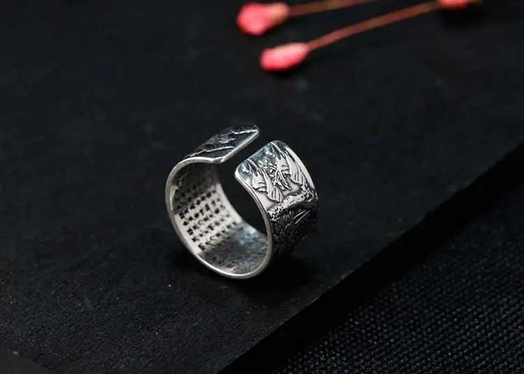 FNJ 925 Серебряное кольцо в виде слона, новая мода, с животным, настоящее Серебро S990, тайское серебро, кольца для мужчин, ювелирное изделие, регулируемый размер