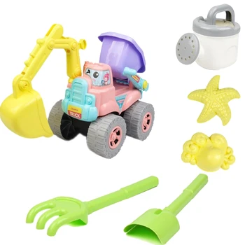 

Beach Toy 6 Piece Set Children Play Sand Water Digging Tools