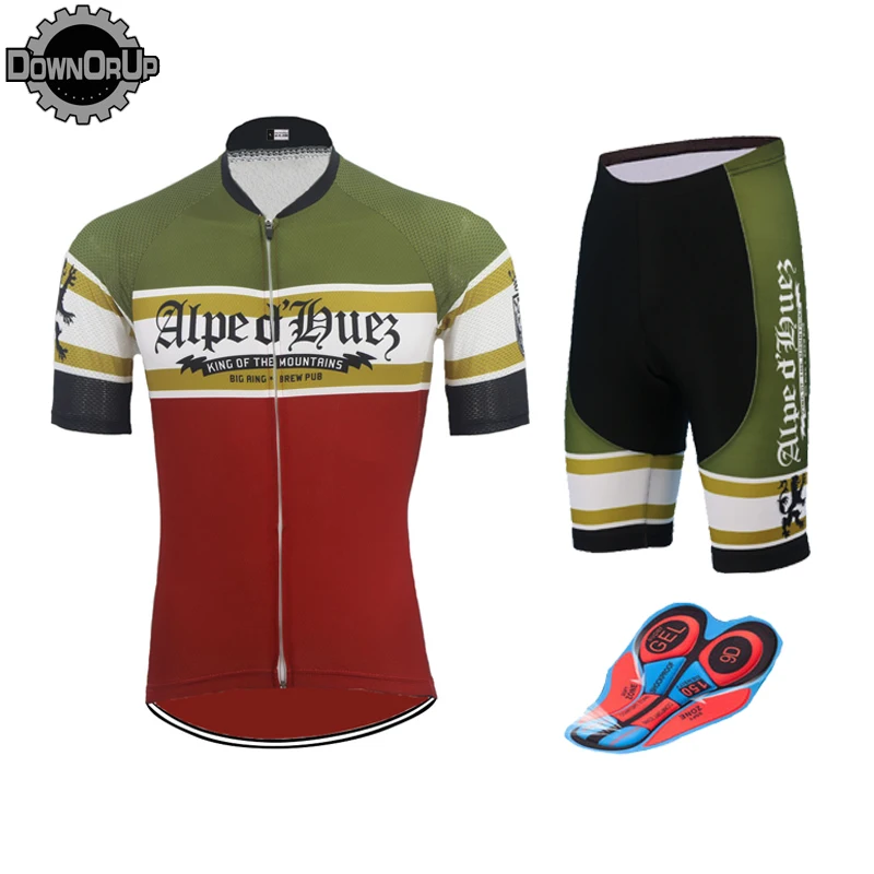 BRITAIN Retro men cycling jerseys summer pro team bicycle clothing sets Triathlon 9D gel breathable pad MTB road Bicycle Clothes