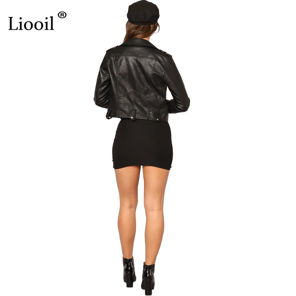 Liooil, Летние черные джинсовые мини юбки с дырочками, женская одежда, Сексуальные клубные облегающие вечерние женские короткие юбки-карандаш на шнуровке