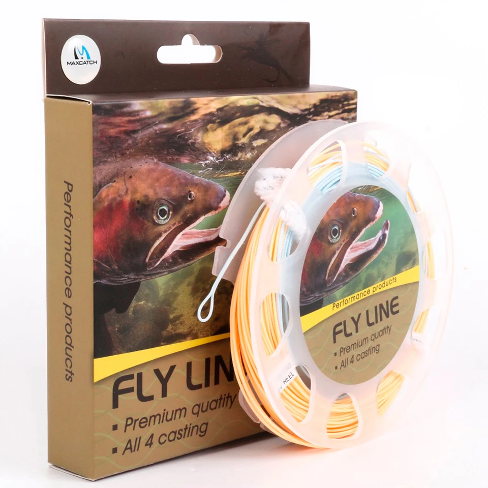 Prix pour Maximumcatch Fly Ligne De Pêche 100FT 3-8WT Peser Avant Flottant Fly Ligne Avec Deux Boucles Soudées Prix pour Maximumcatch Fly Ligne De Pêche 100FT 3-8WT Peser Avant Flottant Fly Ligne Avec Deux Boucles Soudées