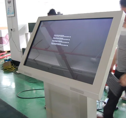 

Custom 55inch 46inch 42 inch standing android all in one lcd touch screen kiosk wifi advertising display totem signage