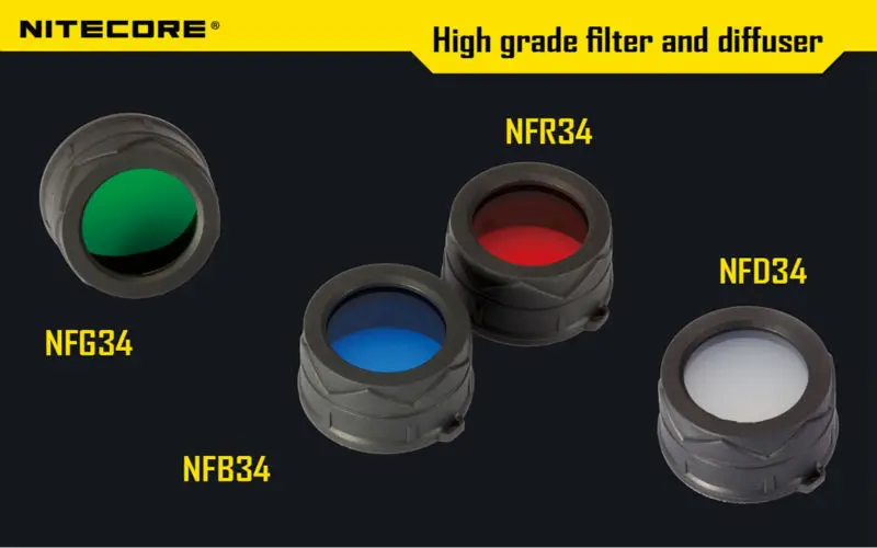 1 шт. Nitecore NFR34/NFG34/NFB34/NFD34 подходит для фонарика с головкой 34 мм