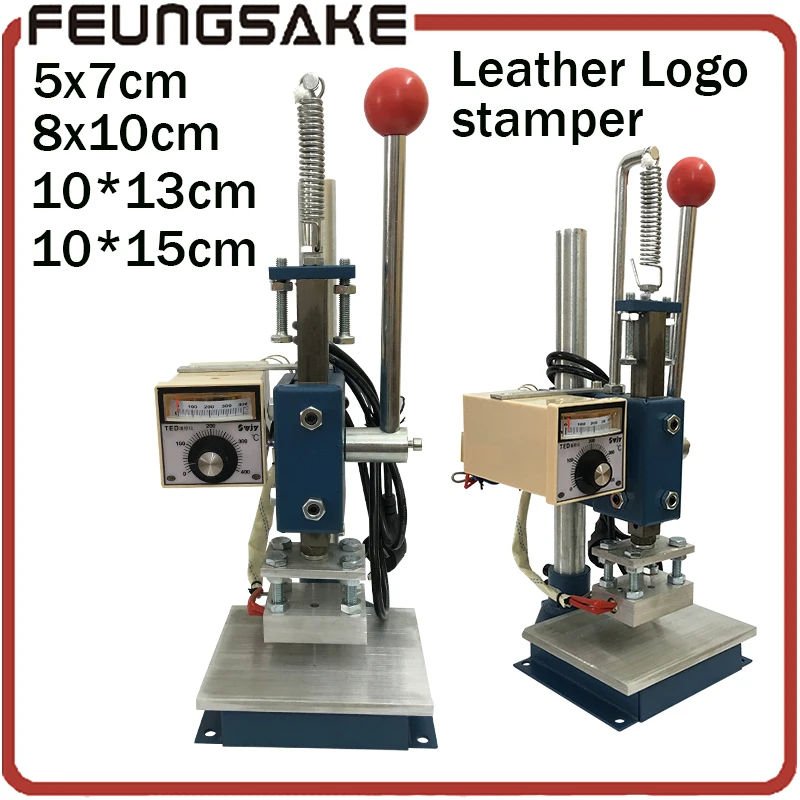 

8*10cm Manual Stamping Machine,leather printer, 5*7cm hot foil stamping machine,marking press,embossing machine 10x15cm area