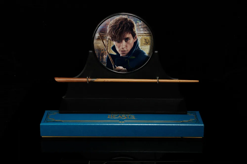 

Newest Metal Core HP Magic wand Scamander Magic Fantastic Beasts Graves Newt Gift Box Packing Free Train Ticket