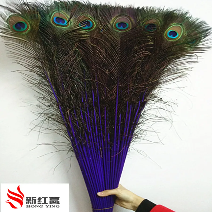Billig 20 teile lose natürliche pfau feder 70 90 cm hochzeit dekoration federn Dance dekoration, urlaub kunstwerke