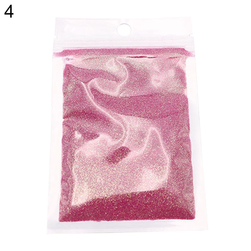 Women Shinning Nail Art Mirror Powder Chrome Pigment Glitters Manicure DIY Tool (5)