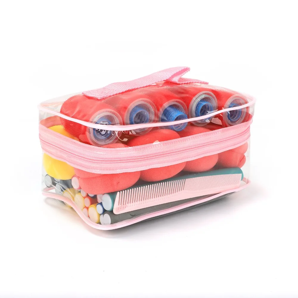 40pcs/set Soft Hair Curler Tool No Harmful Magic Hair Care Rollers Silicone Hair Curling Styling Rollers Sponge