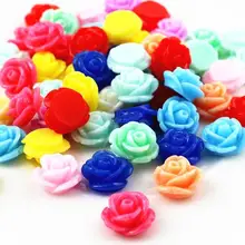 Новая мода 40 шт 12 мм смешанные цвета с плоской задней частью Кабошоны Камея G5-13