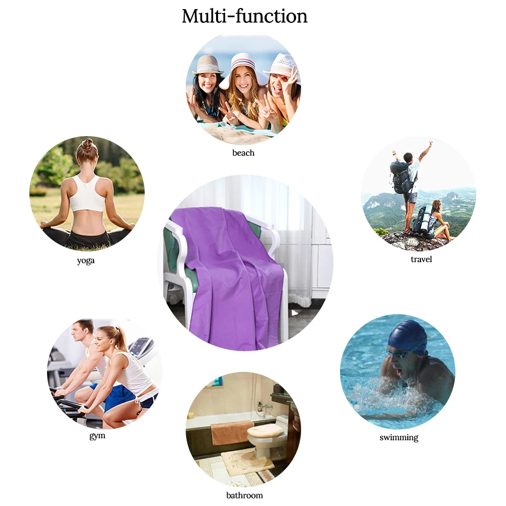 Microfiber Tents Towel Beach+towels Travel 2019 4
