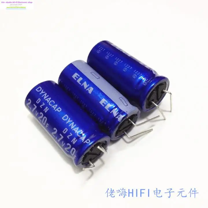 

2018 Blue Limited 2pcs New Imported Farad Capacitors 20f 2.7v 18*40mm Original Elna Super Dynacap 20 Million Uf Free Shippping