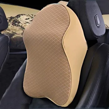 

Memory Foam Car Headrest Cushion Massage Backrest Waist Support Neck Rest Pillow Car Cushion Interior Accessories
