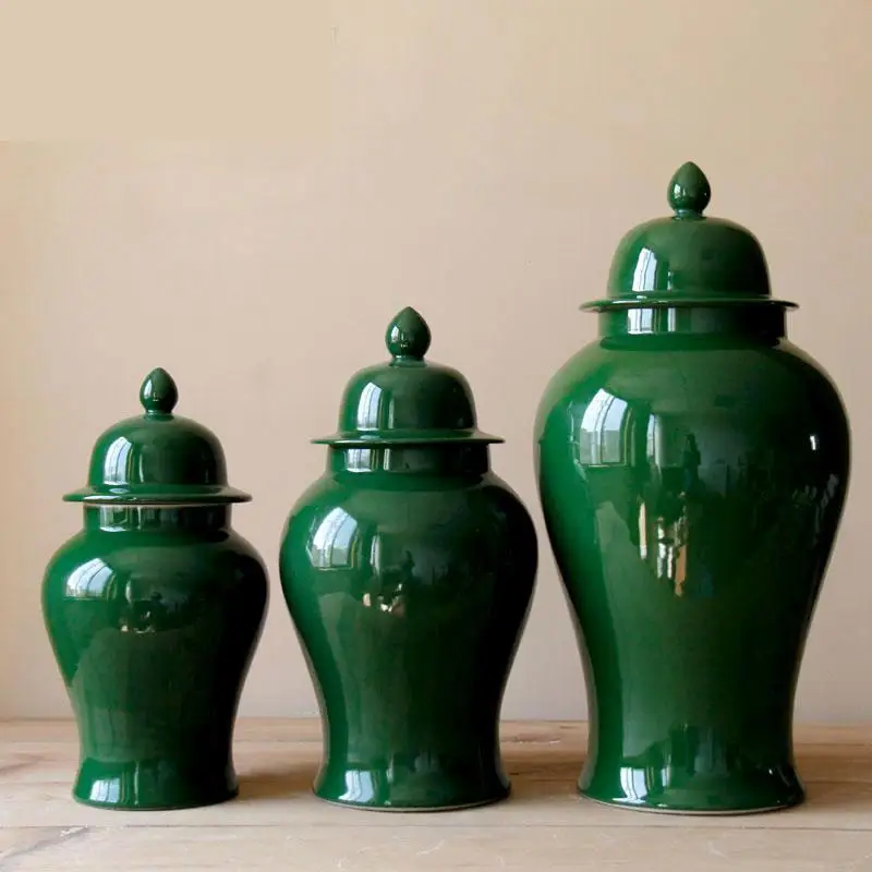 Jingdezhen керамическая банка для дужек ручной работы желтая глазурованная кастрюля
