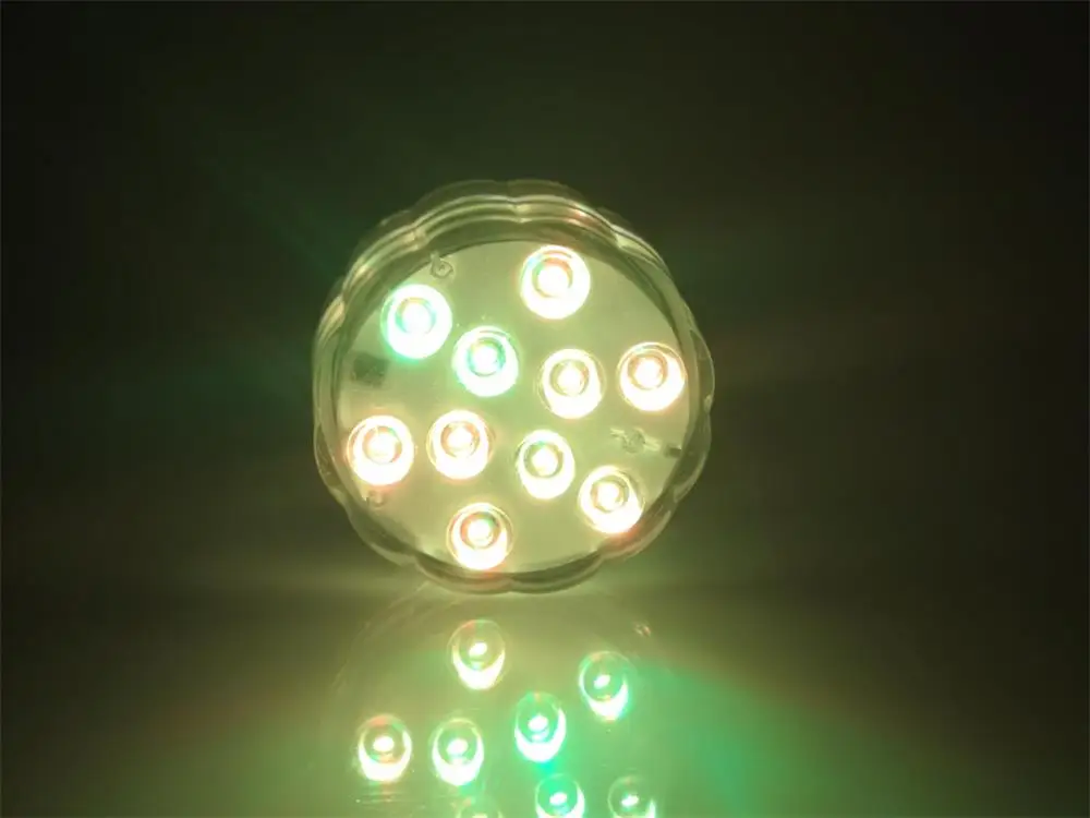 7 Led submersible led fishing light waterproof pond light clear underwater fishing led remote controller party decoration vase led