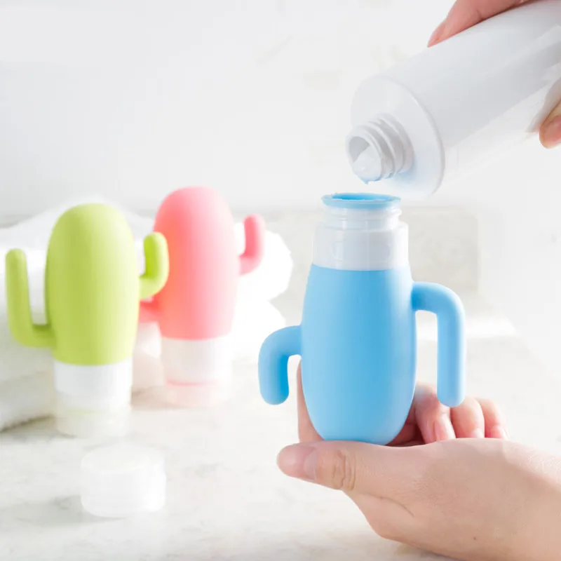 1 Piece Portable Soap Dispenser Creative Squeeze Cactus Modeling