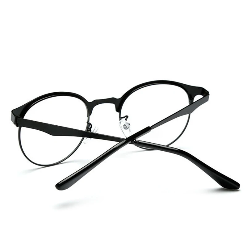 Модные оптические очки рамки для мужчин женщин Винтаж очки металла