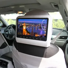 free shipping 9 Inch Car Headrest Monitor With 800×480 Screen Built-in Speaker Support USB SD DVD Player Games Remote Control