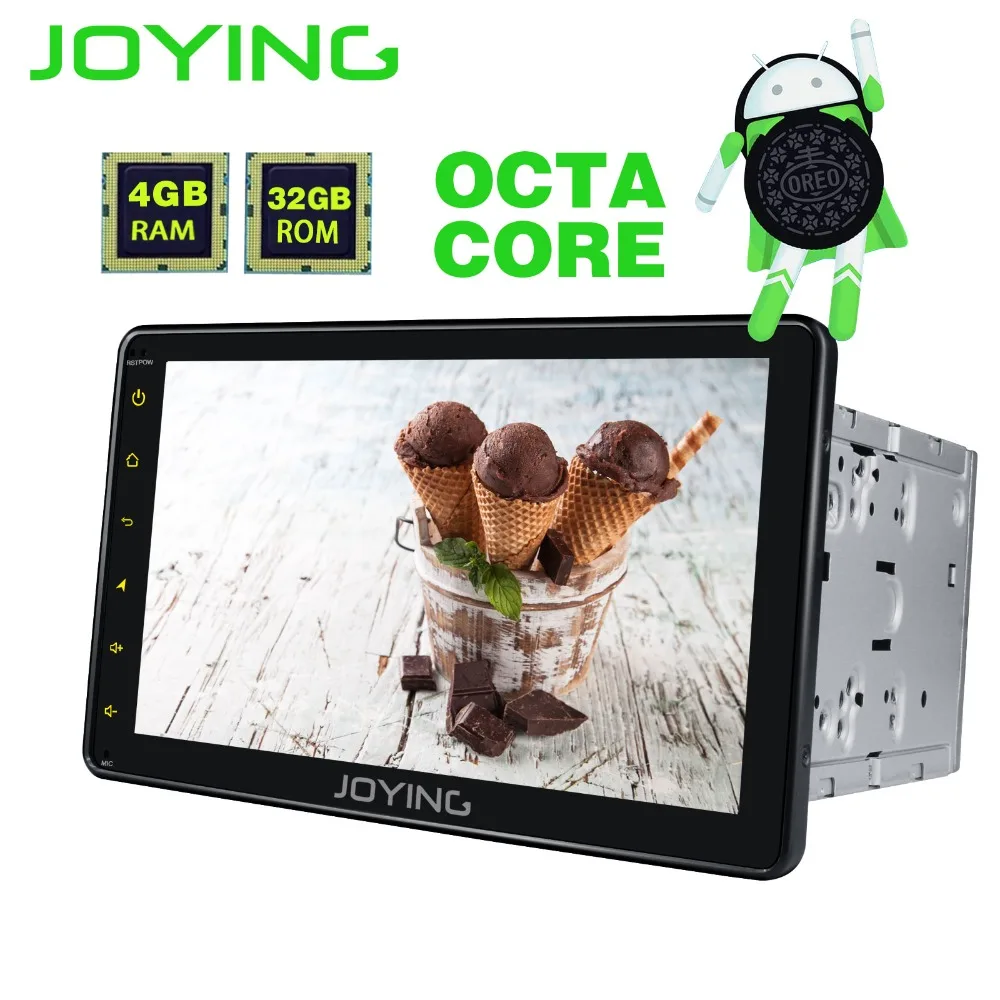 

JOYING 8" Double 2 Din Head Unit autoradio Universal Android 8.1 Car Radio Stereo GPS Navigation Support Wifi OBD2 Bluetooth FM