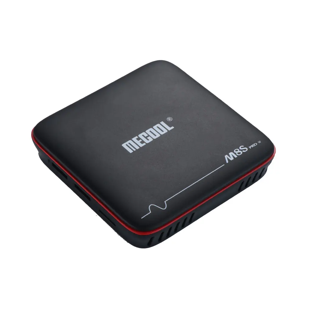 Mecool m8s pro w 2G 16G Smart tv box android 7,1 S905W cpu 2,4 GHz WiFi 4K H.265 top tv box Поддержка 2500+ Испания/Европа IP tv pk KM9