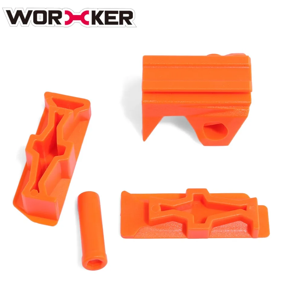 

Worker Modified Toy Gun Accessories Top Side Rail Adapter Picatinny Base Set for Nerf Stryfe Accessories