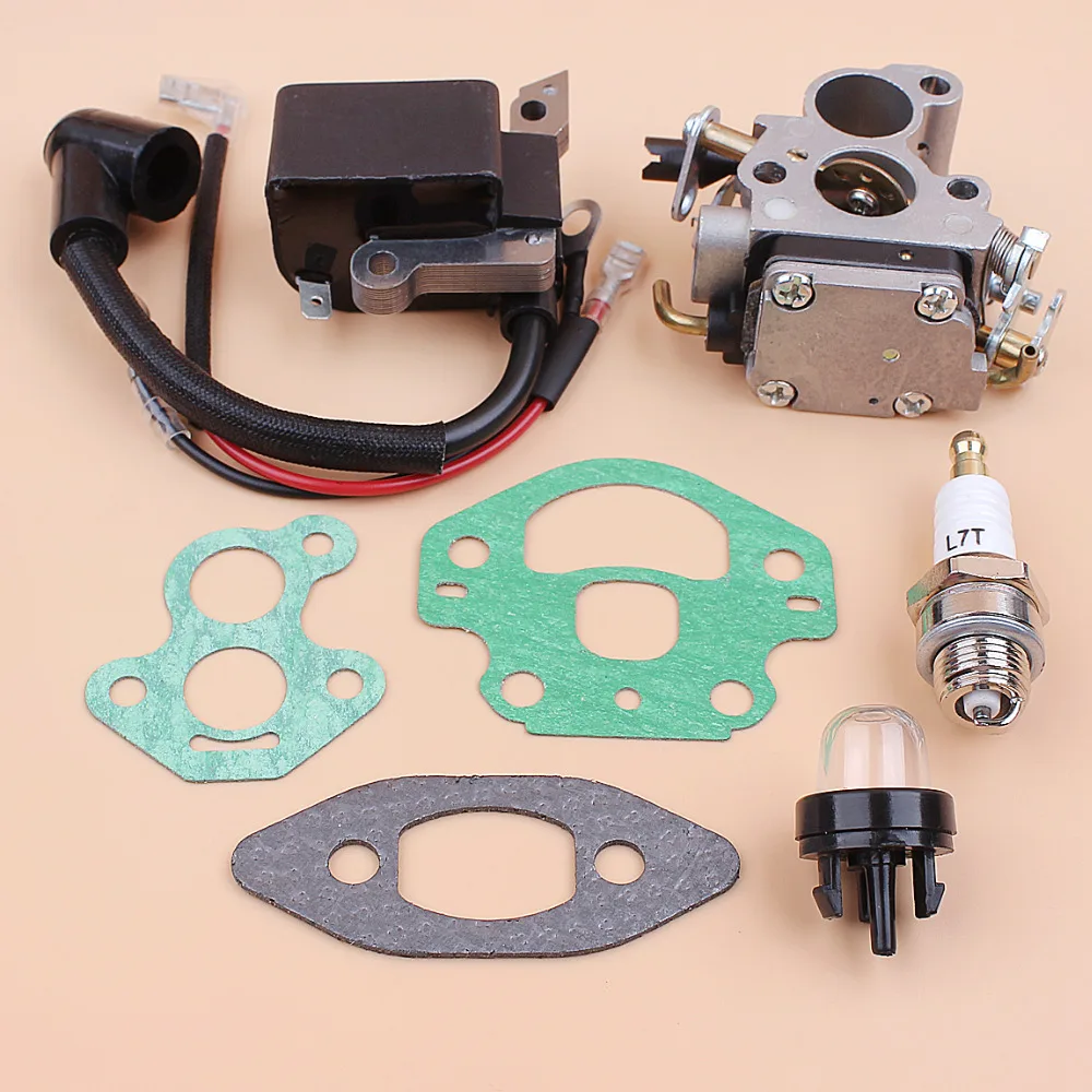Carburetor Ignition Coil Module Magneto Kit Fit Husqvarna 240 236 235 Chainsaw Parts Zama C1T-W33 Carb OEM 545199901 586936202