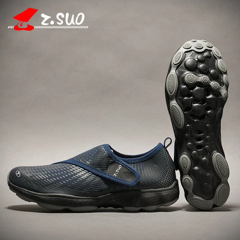 

2019 summer couple outdoor wading sneakers low to help breathable mesh lazy shoes casual quick-drying hiking flat with