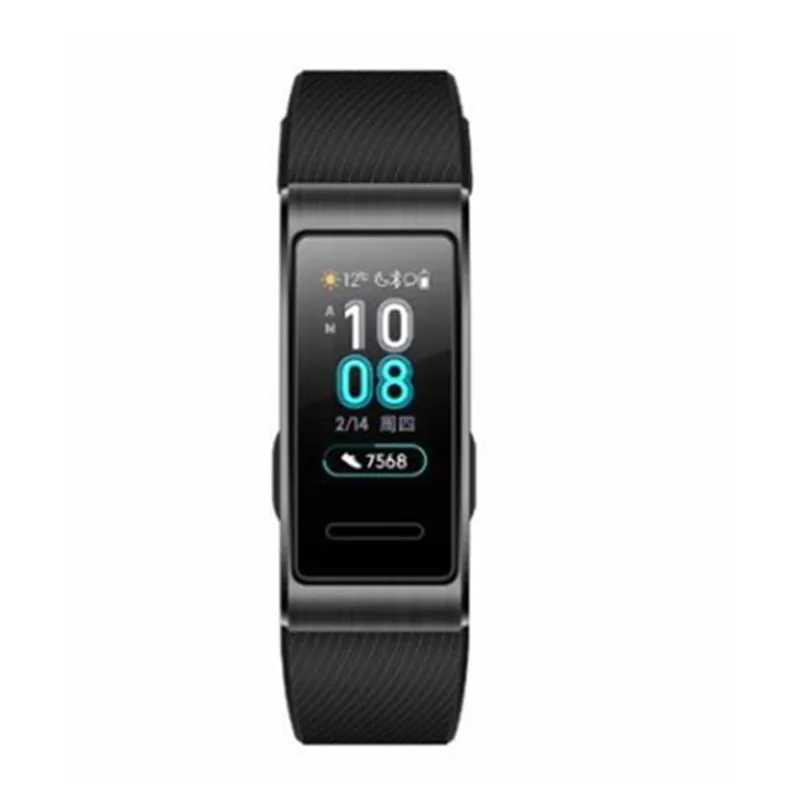 Смарт браслет Huawei Band 3 3Pro с GPS металлический каркас полноцветный Amoled дисплей