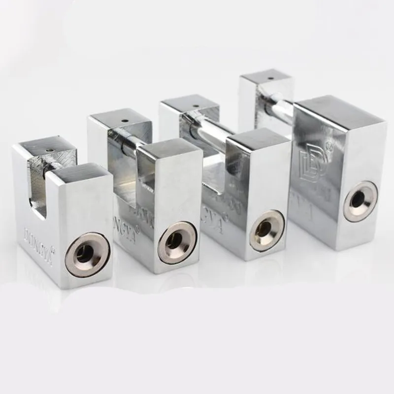 Profesional ganzúas fechadura Rectangular vigas Anti-robo candado con llave de seguridad de la puerta candado