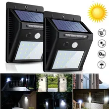 1-4pcs LED Solar Light Motion Sensor Outdoors Garden Light Decoration Fence Stair Pathway Yard Security Solar Lamp Dropshipping 1 4pcs led solar light wall lamp stainless steel waterproof garden decoration fence stair pathway yard security light solar lamp