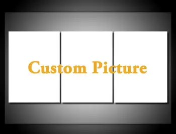 

3 Pieces Your Picture,Family or Baby Photo,Favorite Image, Personalized Pictures , Custom Print on Canvas Painting Home Decor