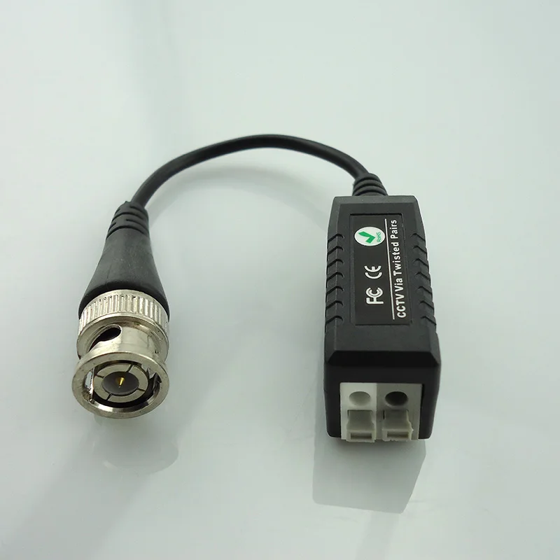 5/10pairs Enhanced Twisted Bnc Cctv Video Balun Passive Video Transceiver Utp Balun Bnc Mail To Cat5 Cctv Cable Wholesale