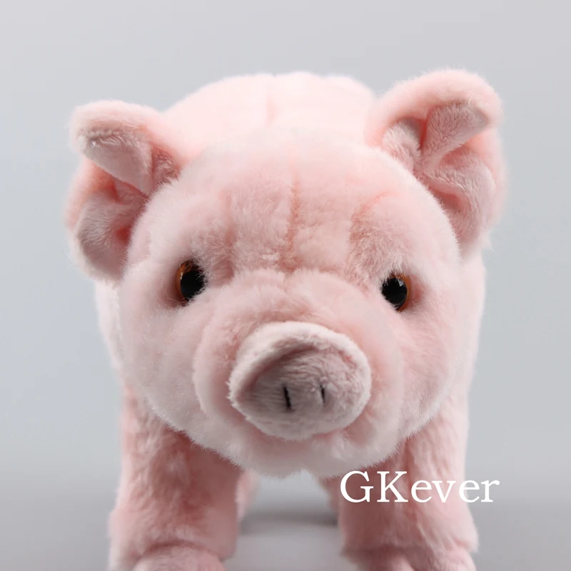 Lifelike Rosa Porco Pelúcia Brinquedo Bonecas Bonito Simulação Animal Brinquedos Crianças Presente 36 cm 10 Pelúcia da vida real
