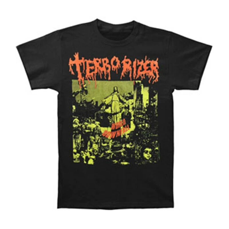 Terrorizer Men s World Downfall T-shirt Black Terrorizer Men s World Downfall T-shirt Black