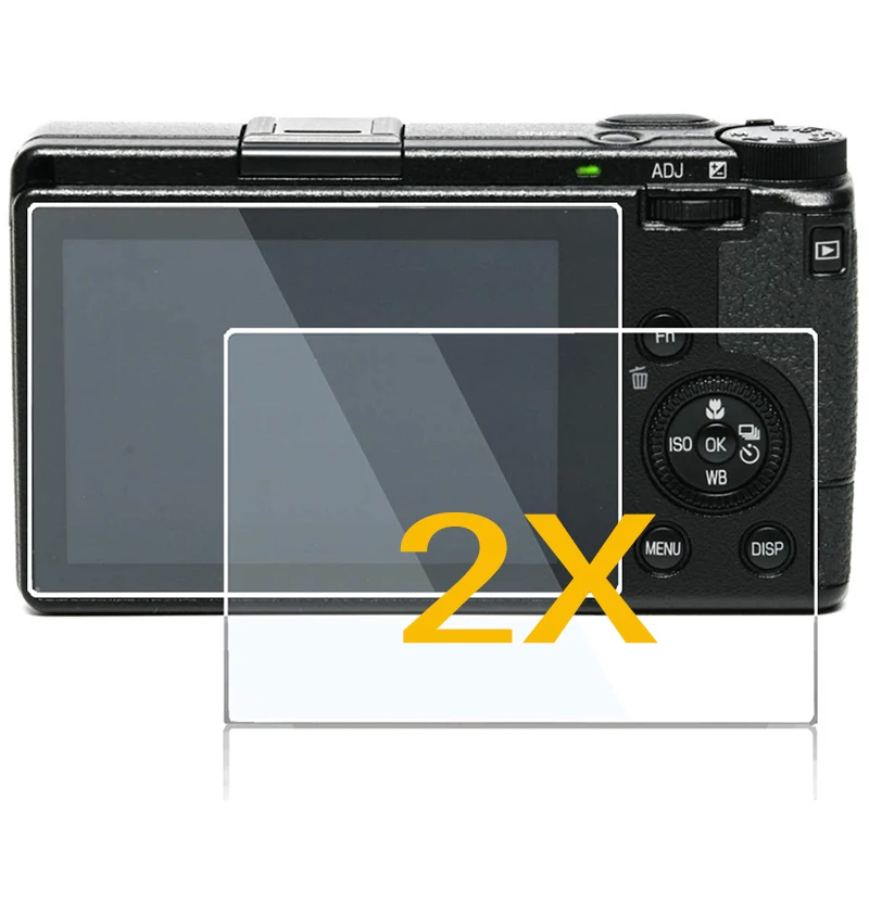 

Debous 2PCS Screen Protector Foils Films Replacement for Ricoh GR III GR3 Mirrorless Digital Camera Tempered Glass Anti-Scrach