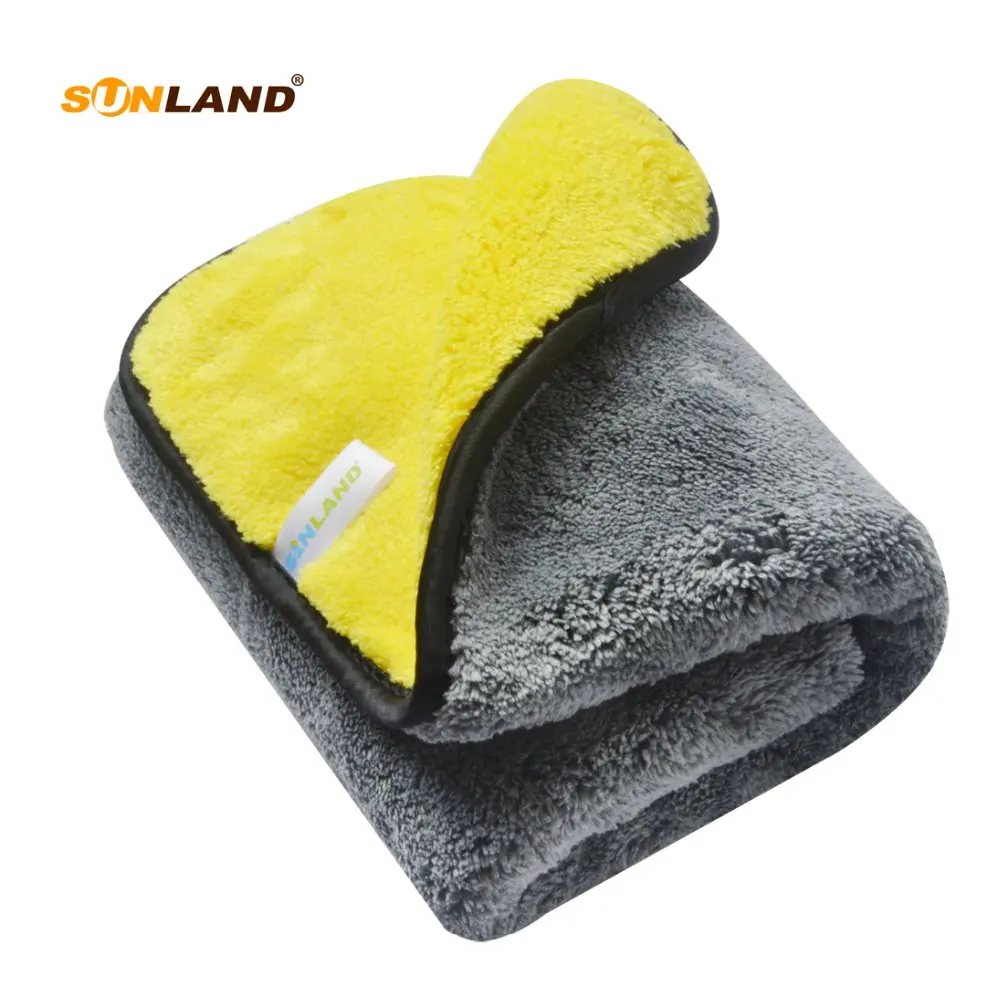Sinland 1000gsm 40 см x плюшевое полотенце из микрофибры двухстороннее