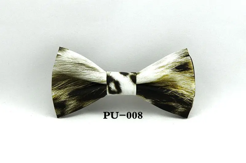 Модный мужской и женский галстук бабочка из искусственной кожи с принтом Британский Ветер кожаный Официальный галстук-бабочка вечерние