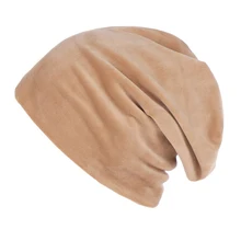 Женские однотонные теплые мягкие вязаные шапки в стиле хип-хоп, однотонный головной убор в индийском стиле, мусульманский шарф с оборками, тюрбан, шапочка