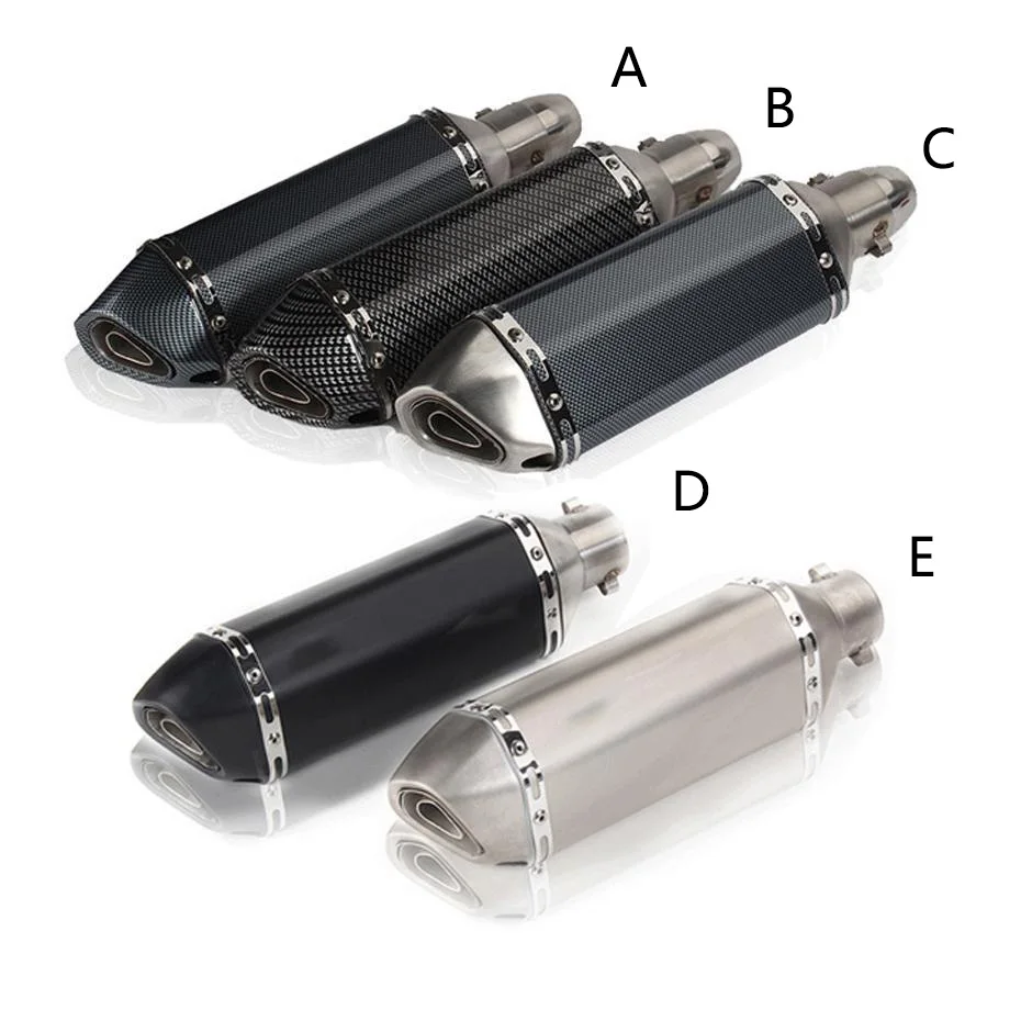 

Racing Akrapovic Motorcycle Exhaust Muffler Pipe Echappement Moto With db killer For GY6 CBR125 CRF230 TMAX 500 ER6N FZ6
