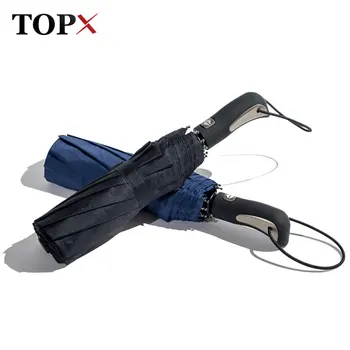 

105cm Large Umbrella Rain Women Windproof Automatic For Men Parasol 10Ribs Business Travel Outdoor Comfortble Handle Umbrella