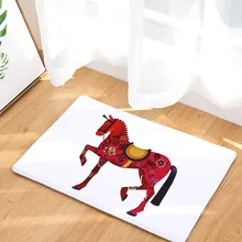 CAMMITEVER Средний век военный конь креативный Европейский тип ковер коврик для прихожей Противоскользящий коврик для ванной комнаты впитывающий воду кухонный коврик
