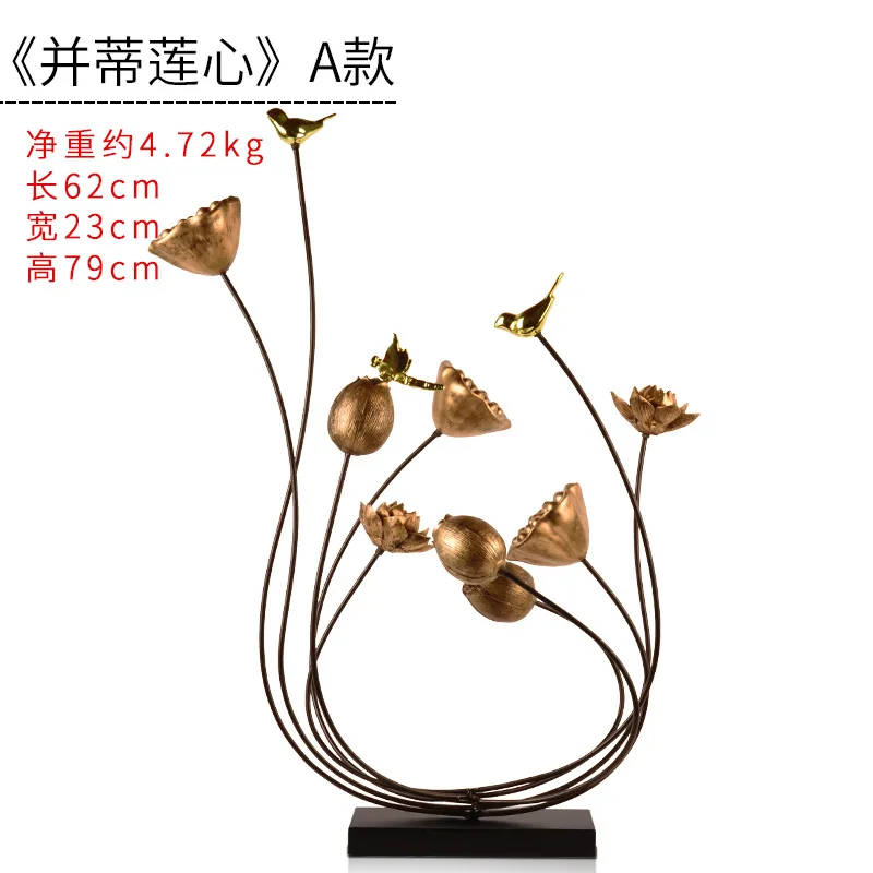 Novo Chinês Zen ornamentos varanda escritório sala