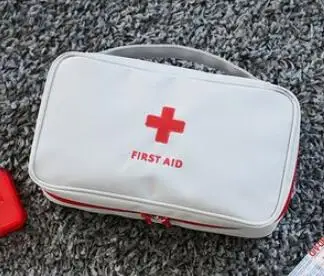 Набор для первой помощи, набор для экстренной медицинской помощи, сумка для первой помощи, водонепроницаемый автомобильный набор, сумка для путешествий, набор для выживания, пустая сумка, SN-172 - Цвет: white