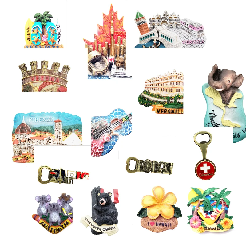 

Hot Sale 3D World Travel Refrigerator Fridge Magnets Super Magnet Sticker Wall Home Decoration Tourist Souvenir Arts Crafts DIY