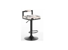 household stool living room dining room table chair black footrest rotation lifting seat free shipping