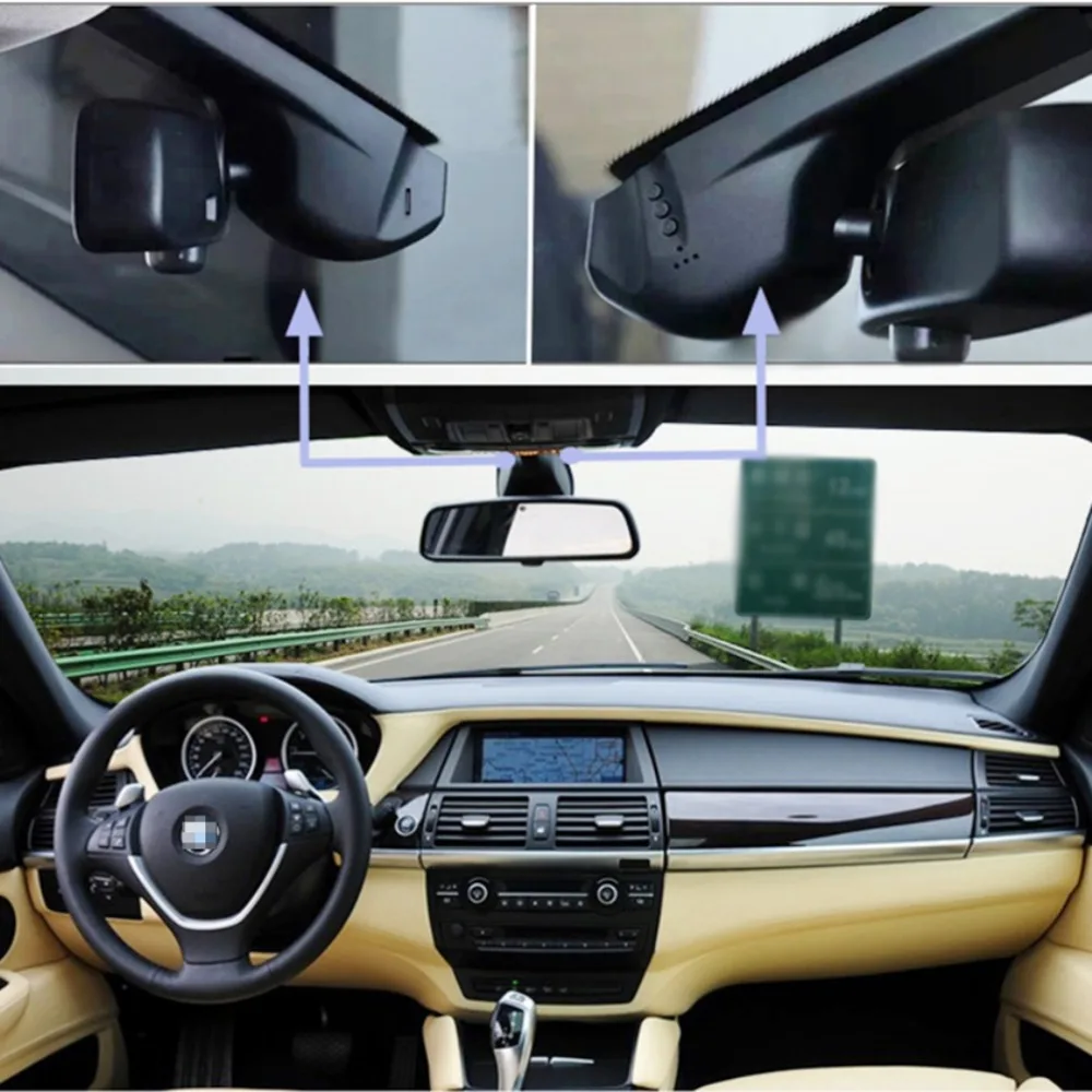 YESSUN для BMW 4 серии 435i xDrive 2014 Автомобильный Wifi Dvr мини камера Novatek 96658