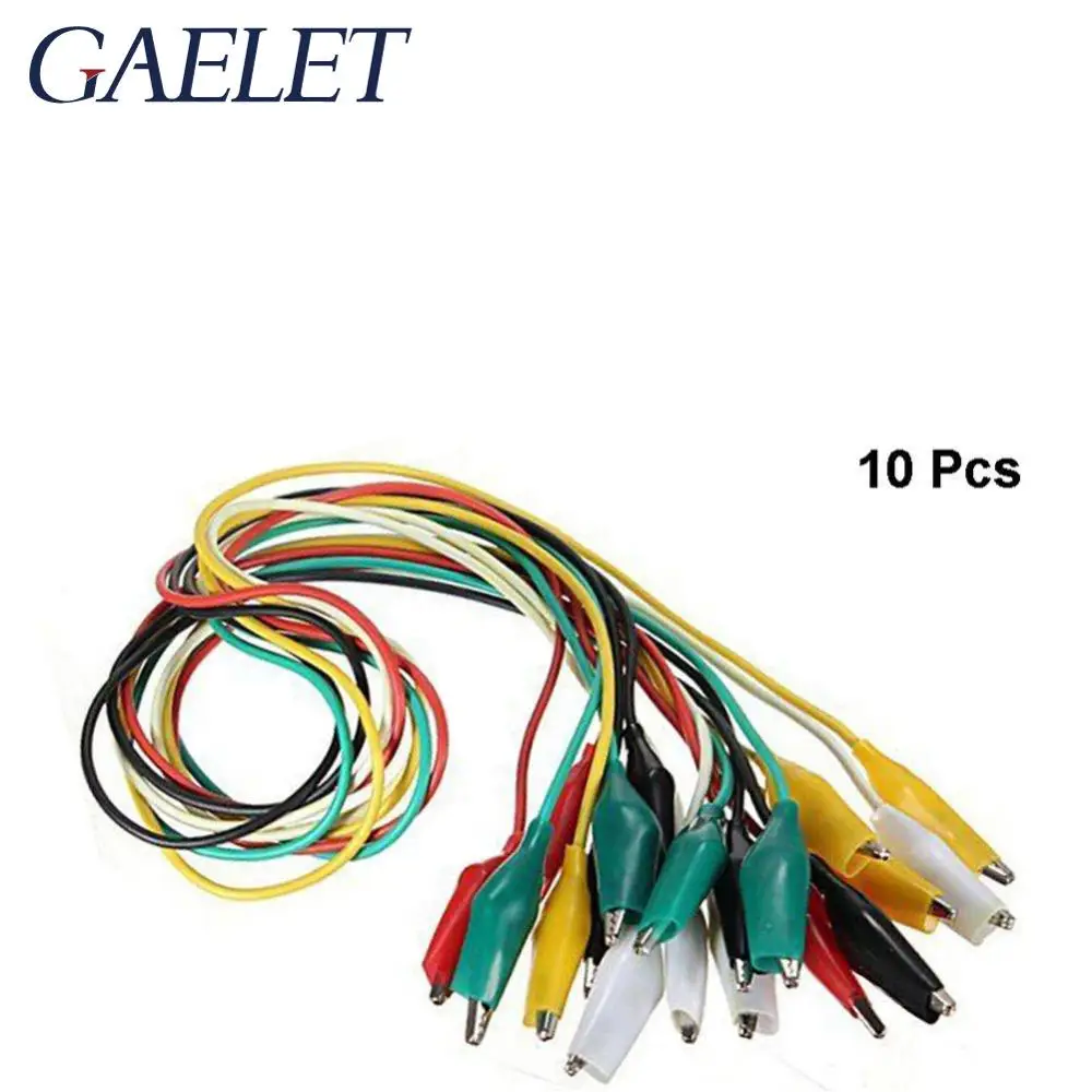 

New 5pcs Alligator Clips Electrical DIY Test Leads Alligator Double-ended Crocodile Clips Roach Clip Test Jumper Wire ZK36