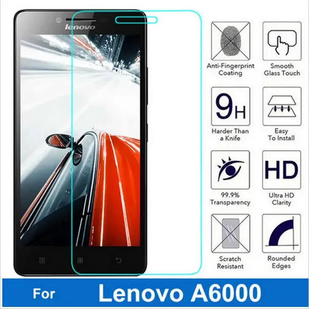 Закаленное стекло для Lenovo A6000 6010 Защитная пленка экрана 0 26 мм 9H 2.5D A6010 Plus |